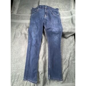 Patagonia Ironclad Organic Cotton Jeans Mens 34x32 Dark Wash Straight Fit